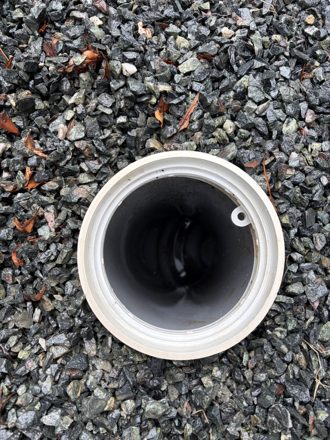 排水管洗浄の施工後。きれいになった配管